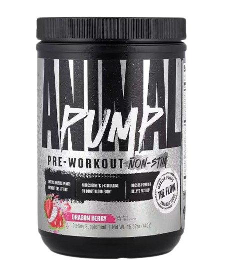 Animal, Pump™ Pre-Workout, Non-Stim, Dragon Berry, (440g)